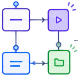 Structured flow on the canvas